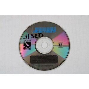 Jeopardy (Sega CD, 1994) Authentic, game disk only, tested/works great